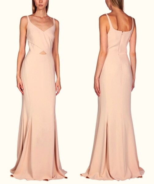 stella mccartney mermaid dress STELLA McCartney Cut Out Mermaid GOWN Maxi Dress in Pink sz US 4-6/IT 40  $1990
