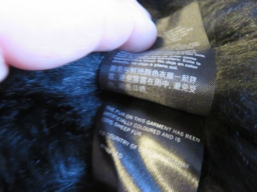 Muubaa Heneley Sheep Skin Coat w Thick Shearling Lining Black US Sz 6 Excellent! - Picture 13 of 14