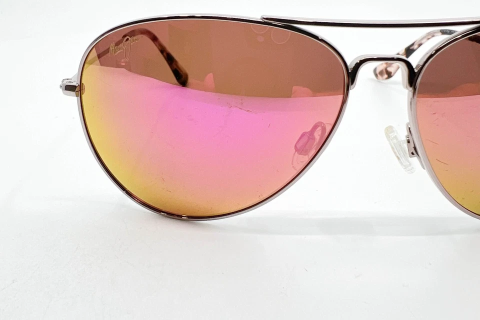 Gafas de sol Maui Jim Mavericks plateadas MJ264-16R 61-14-137 para hombre tortuga 10097 Foto 2 de 4