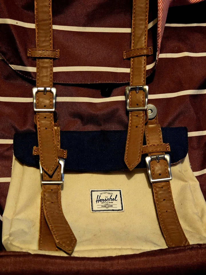 Herschel Little America Striped Backpack - image 3 of 4