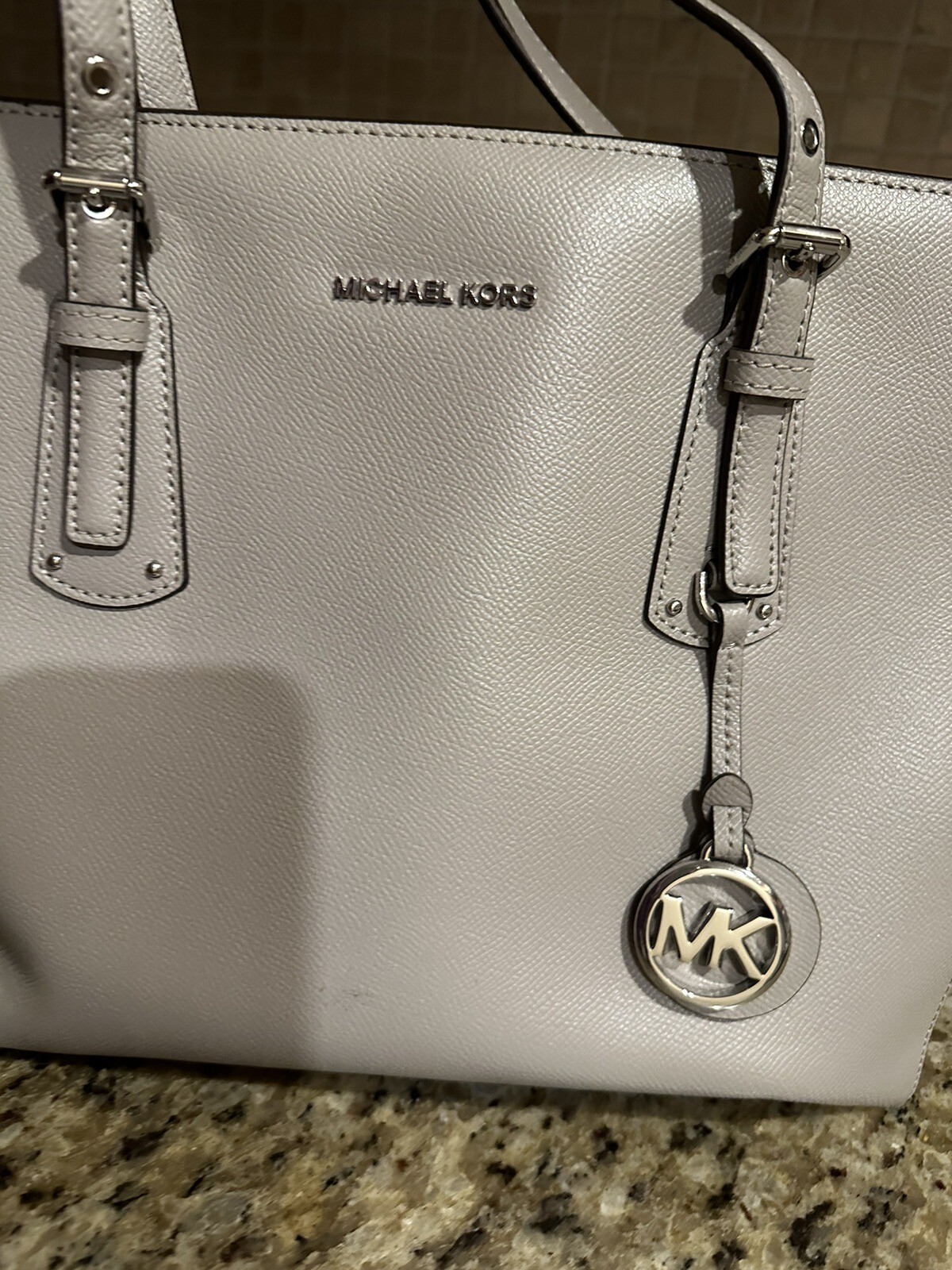 Michael Kors Voyager Grey Multi-Function Top Zip … - image 2