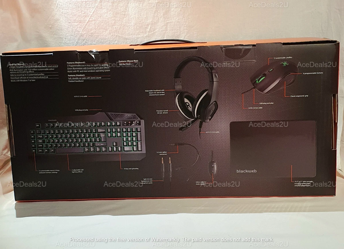 Blackweb gaming headset asda hot sale