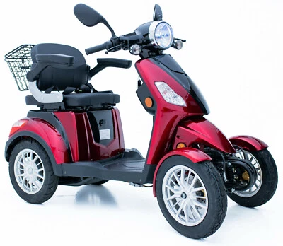 New 4 Wheeled Electric Mobility Scooter 900W MOTOR 60V Battery -FREE UK DELIVERY