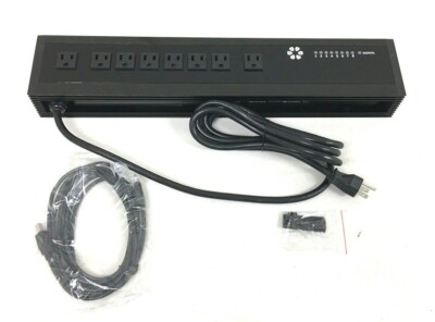 Vertex Aquaristik | Cerebra AutoBar | 8 Outlet Power Bar | Black | Type B US7539