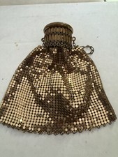 Whiting Davis Vintage 1930 s mesh Beggar s purse Expanding Retracting Opening