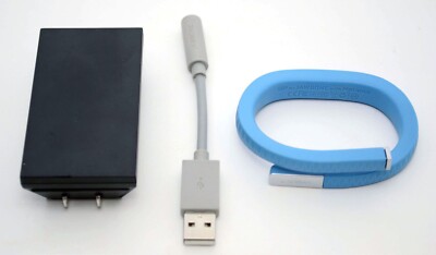 NEW Jawbone UP Wristband MEDIUM 2nd BLUE Fitness Diet Tracking Bracelet motionX