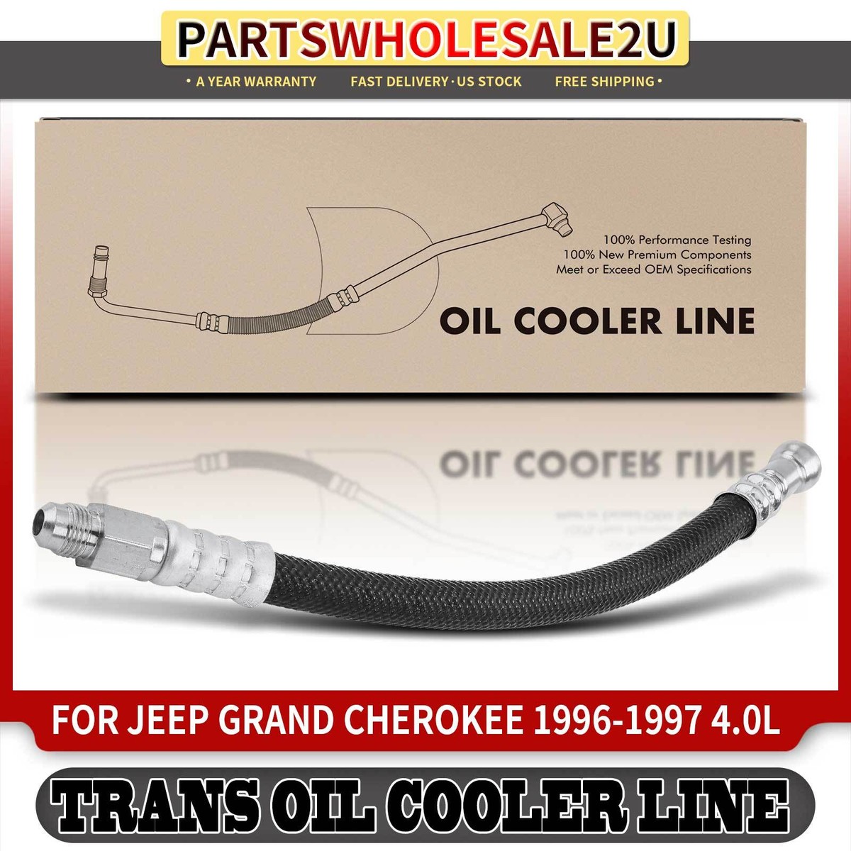 Transmission Oil Cooler Line for Jeep Grand Cherokee 1996 1997 L6