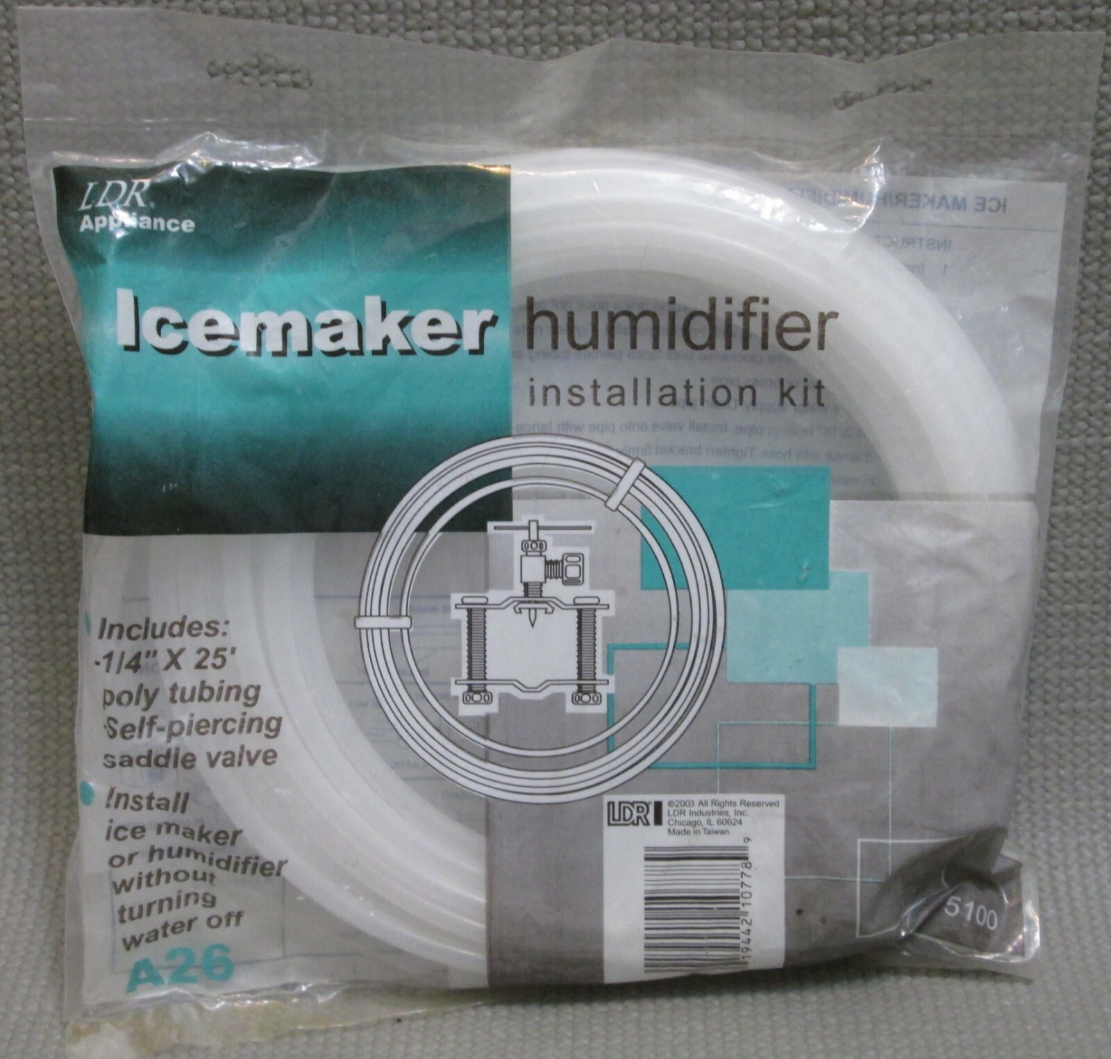 Installation Kit - 1/4 Inch By 25 In&nbsp;