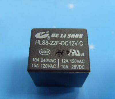 5PC Helison Relay HLS8-22F-DC12V-C 10A 240VAC