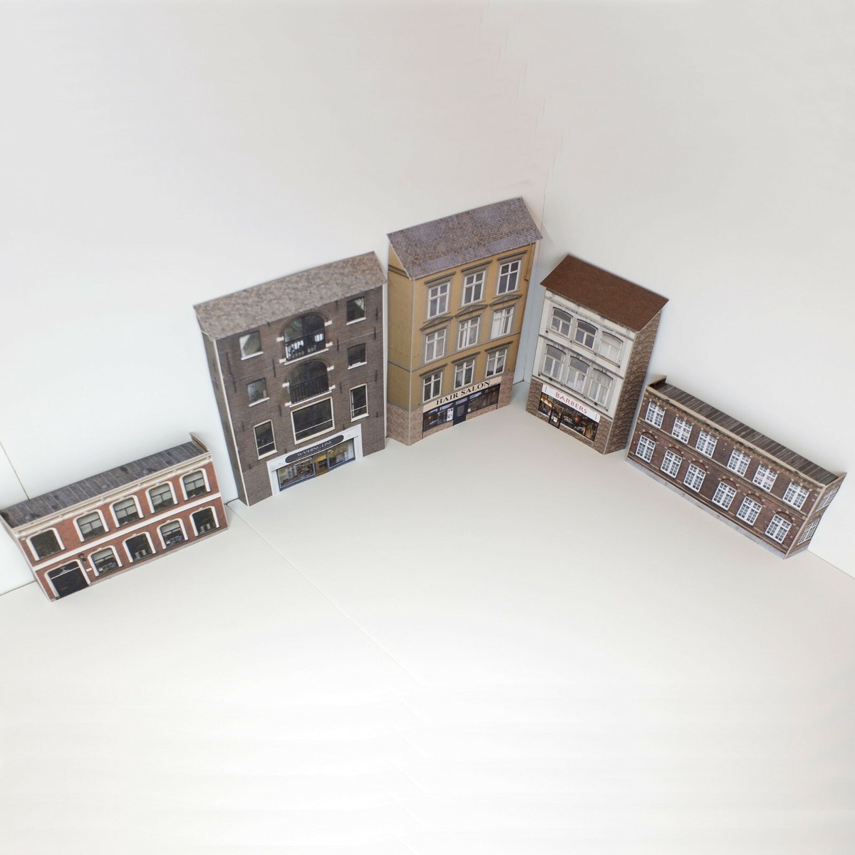 OO GAUGE BUILDING Town Style Card Low Relief 1/76 Scale for Model Railways C124 £7.50 - PicClick UK