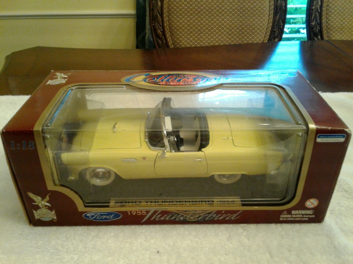 ロード レジェンド 1/18 Ford THUNDER BIRD 1955 1955 Ford Thunderbird - Yellow - Road Legends Ford Collection 1/18
