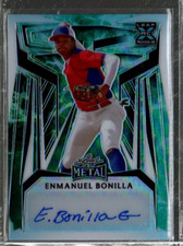 2023 Leaf Metal Autographs Prismatic Water #BAEB1 Enmanuel Bonilla Auto /8