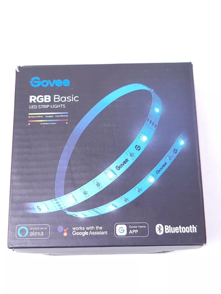 Govee RGB LED Strip Lights, 65.6ft Bluetooth LED Lights Work with