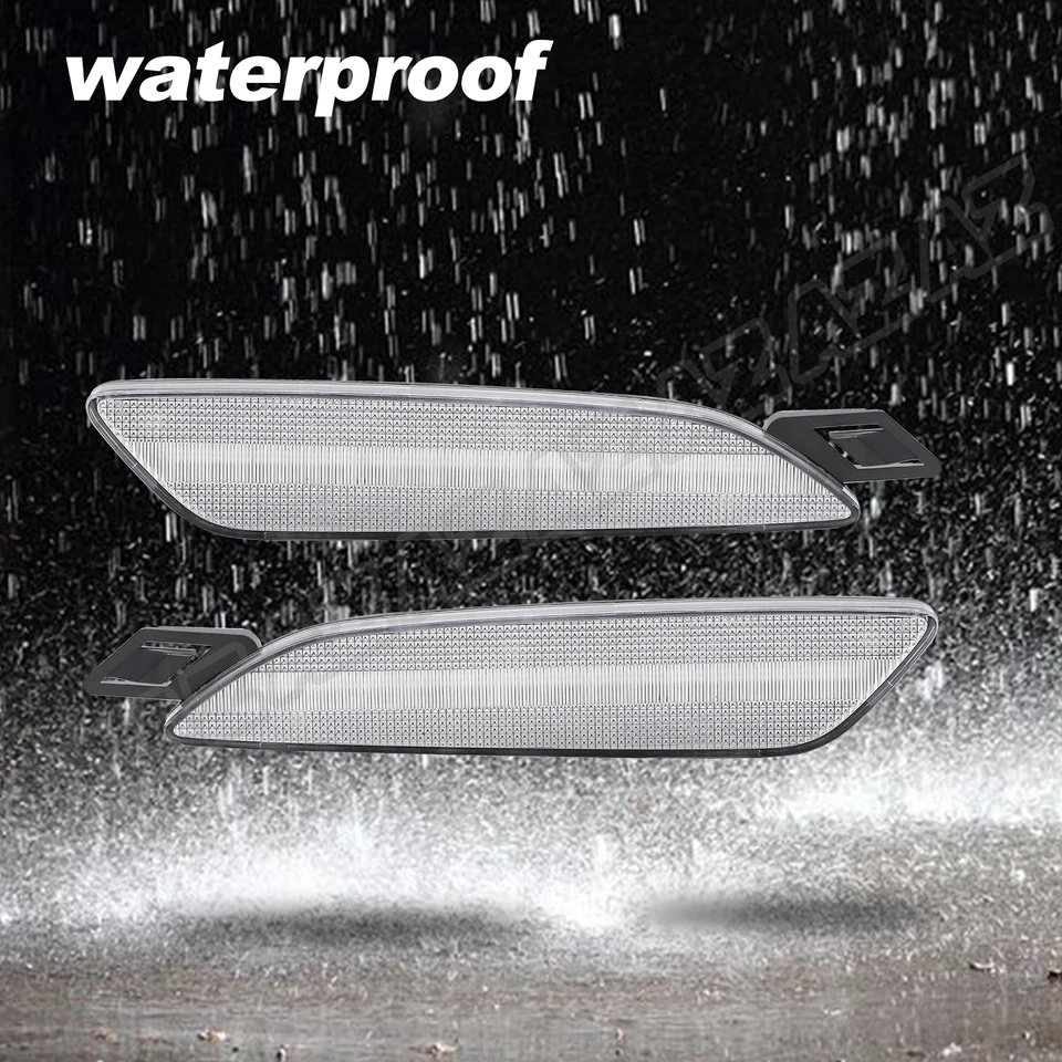 2X Amber LED Side Marker Light Lamp 97063104800 For Porsche Panamera 2014-2016 Foto 4 de 4