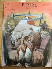 1906 LE RIRE  MAGAZINE WITH NOTED ARTISTS ~ ART NOUVEAU ~ IMPRESSIONISM