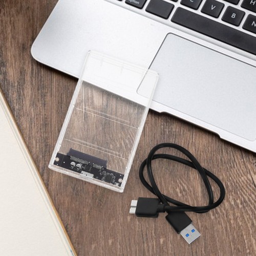 2 .5 Tragbare Festplatte 2,5 Zoll Festplattengehäuse SSD-Gehäuse - Bild 3 von 12