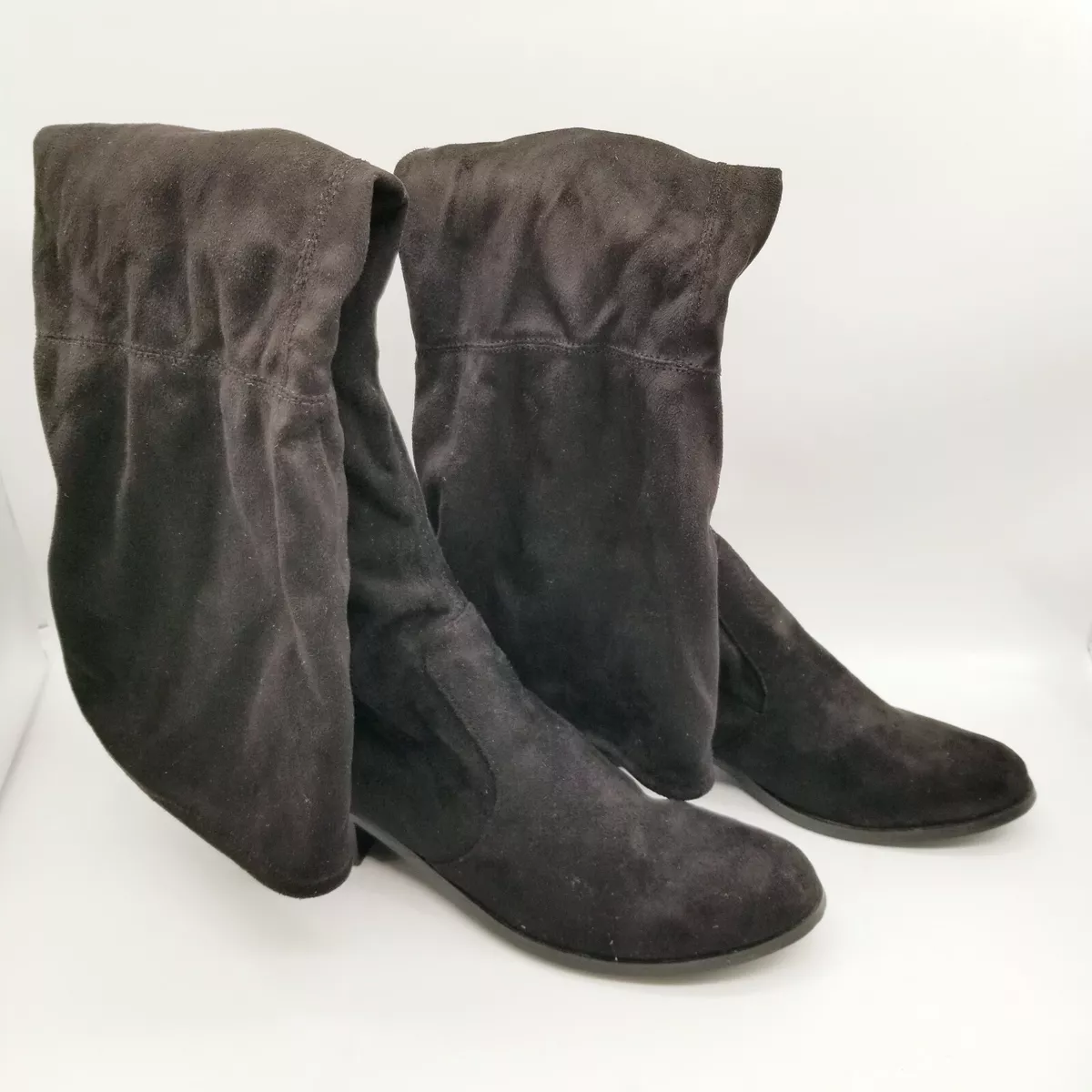 Charles David Gunter Over The Knee Boots Women Black Size 8.5