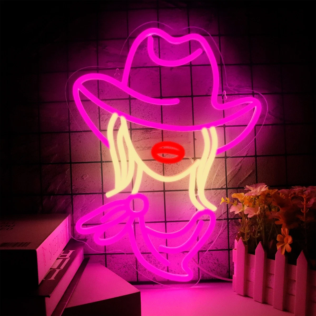 Neon lights hats deals