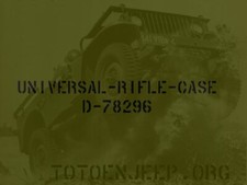POCHOIR STENCIL MARQUAGE HOUSSE COVER GARAND FUSIL   . jeep willys dodge US