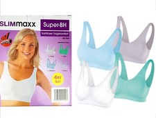 4 STÜCK Slimmaxx BH Super-BH in 4Farben Naht...