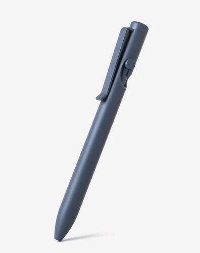 Tactile Turn Bolt Action Ink Pen - Tonal Slate Titanium - Short (5.1")
