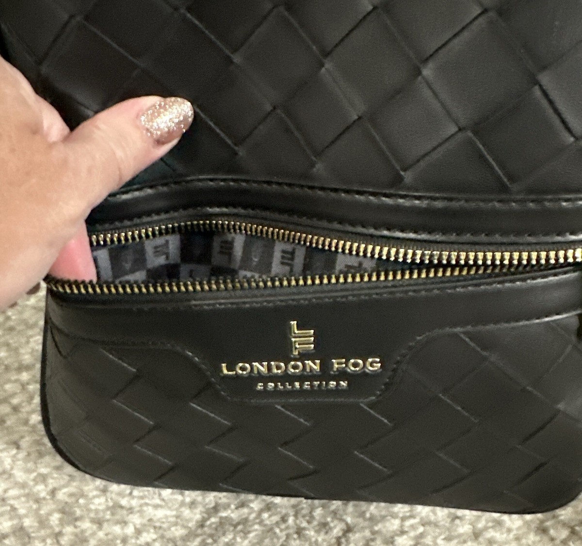 London Fog Women's Jade Woven Backpack Quilted Buttery Soft London Fog Women's Jade Woven Backpack Quilted Buttery Soft
