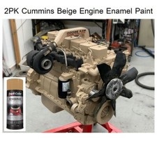 Cummins Beige Spray Paint Valve Cover Engine Caliper High Heat Resistant Coating Cummins Beige Spray Paint Valve Cover Engine Caliper High Heat Resistant Coating