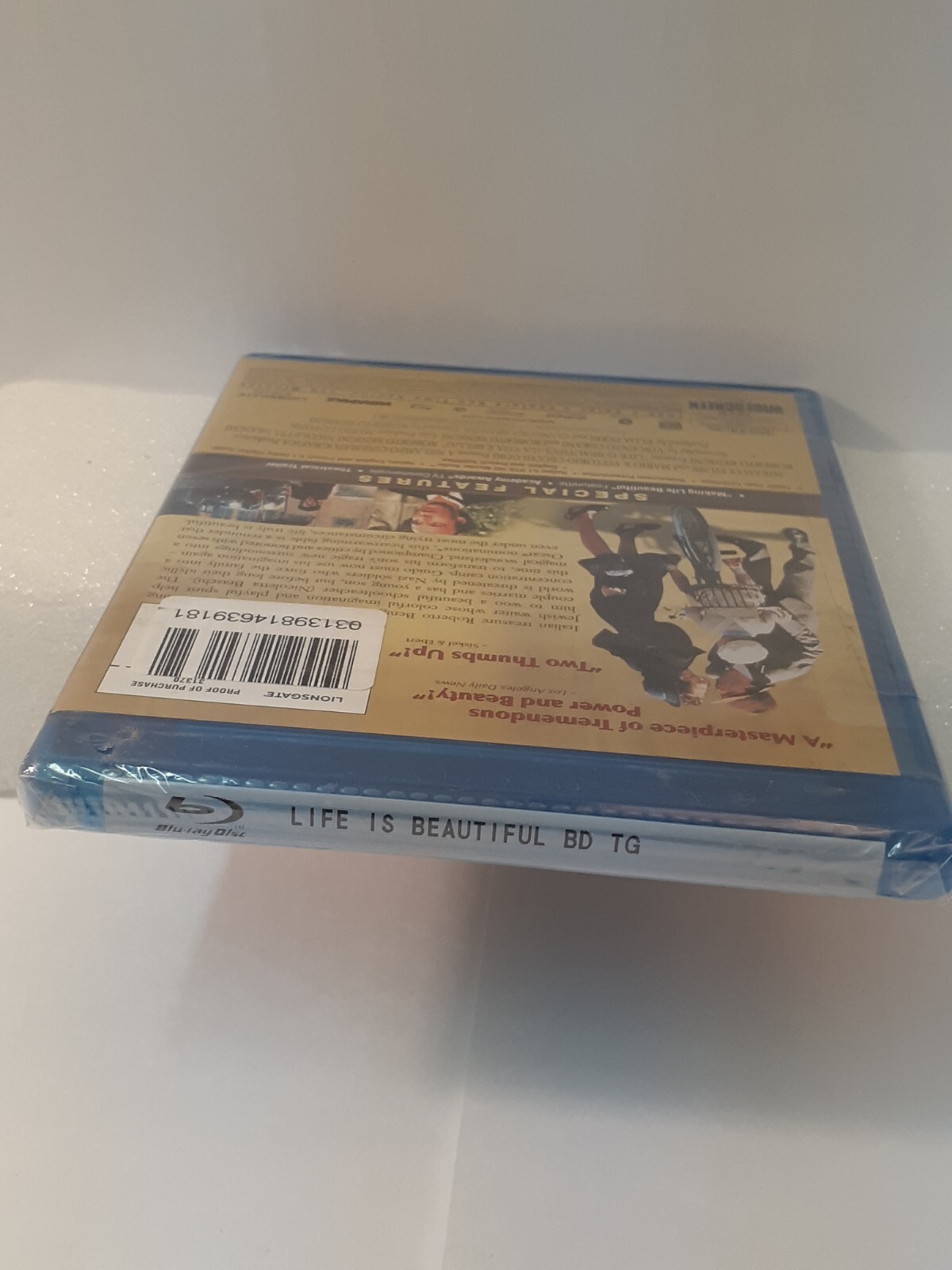 Life Is Beautiful (Bluray Disc 2011) Roberto Benigni Out of Print