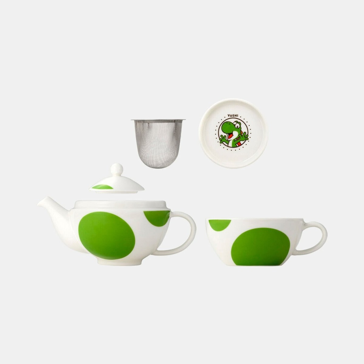 Teapot & Cup Set Super Mario Yoshi NINTENDO TOKYO/OSAKA Limited | eBay