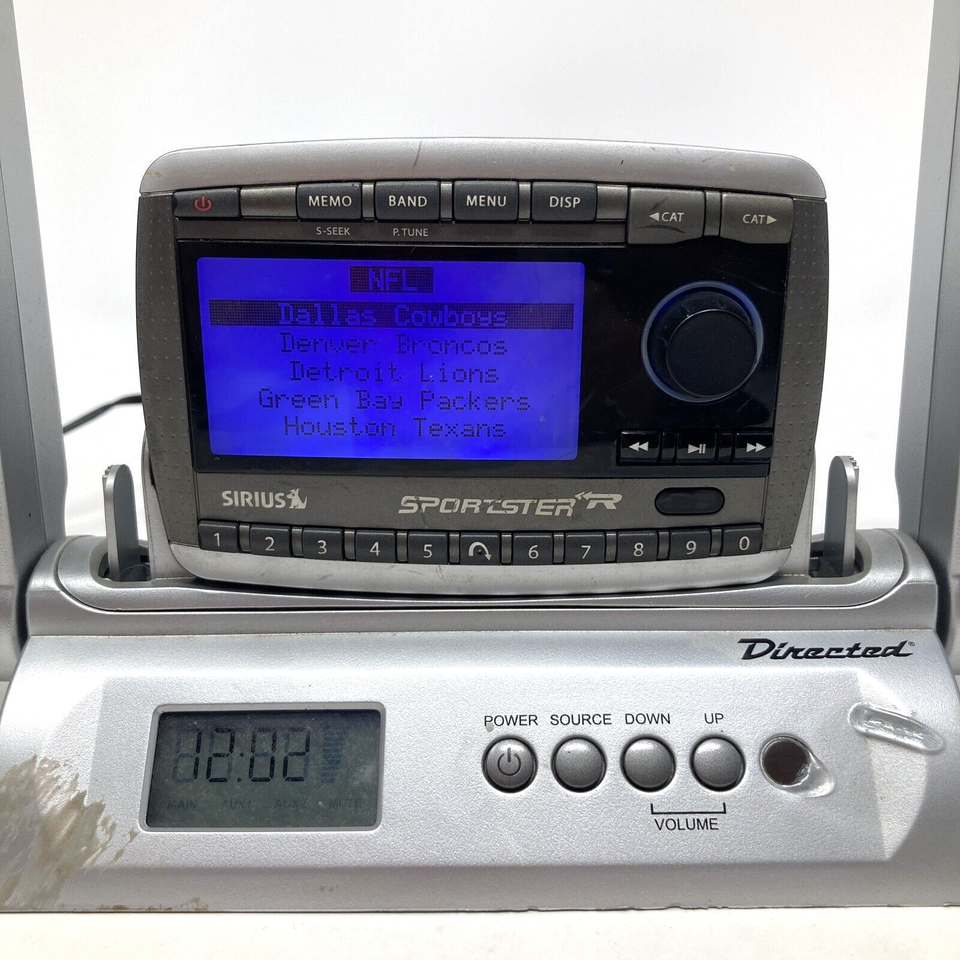 Sirius XM Sportster SPR2 Satellite Radio Receiver w/ Directed Docking