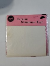 25 Silver Aluminum 5.5" x 5.5" Square Leaf Sheets for Metallic Leafing Germany
