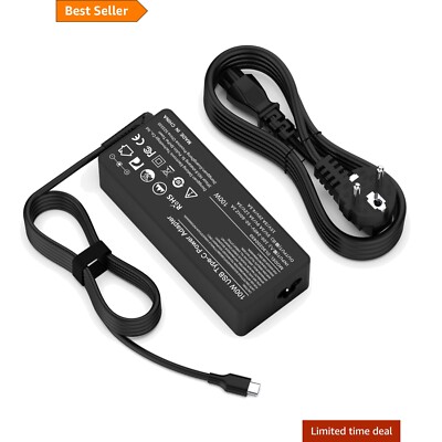 Ultraschnelles 100W USB-C Ladegerät für alle modernen Laptops und Smartphones