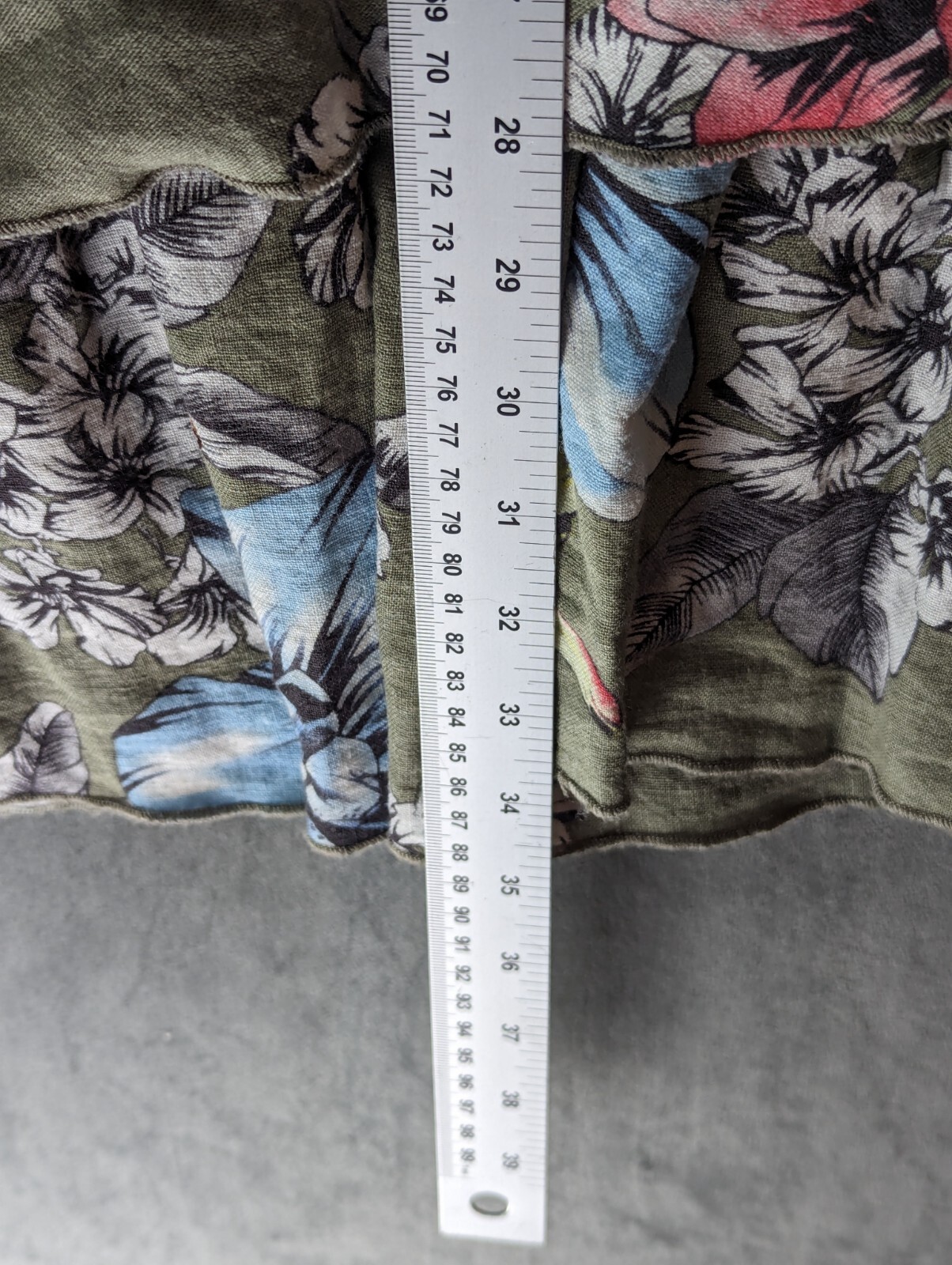 Joe Browns Tunic Style Dress Size 8 Floral Green Linen Mix Lined Women’s image 7