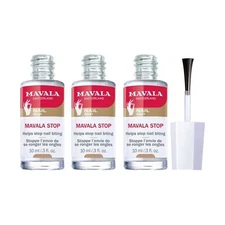 Mavala Stop Deterrent Nail Polish Treatment | to Help Stop Putting 0.3oz(3 pack)