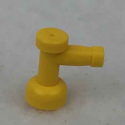 LEGO 4599b Yellow Tap 1 x 1 without Hole in Nozzle End (x1)