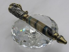 CHOCOLATE/VANILLA/LIME ICE CREAM ACRYLIC STEAMPUNK LEVER BALL POINT PEN