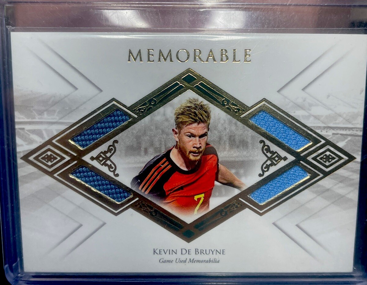 2022 Futera Unique Kevin De Bruyne Game Used Memorable Patch 23/32