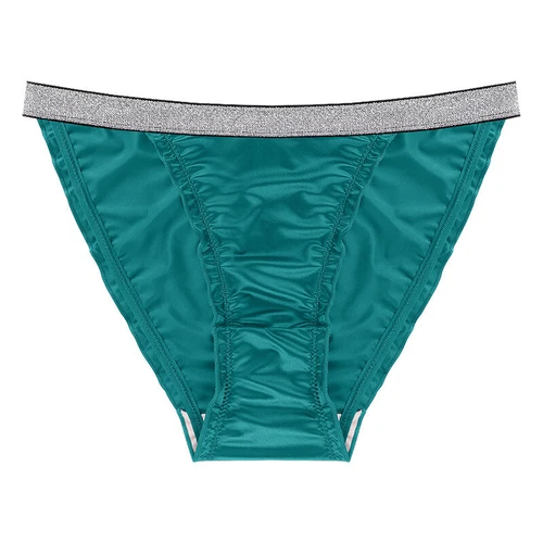 4er Pack Sexy Damen Frauen Satin Höschen Slips High Cut Dessous Unterwäsche - Bild 5 von 14