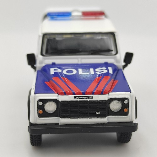 Diecast MINIGT 1/64 Scale Land Rover Defender Police Car Indonesian Police Model - Picture 4 of 15