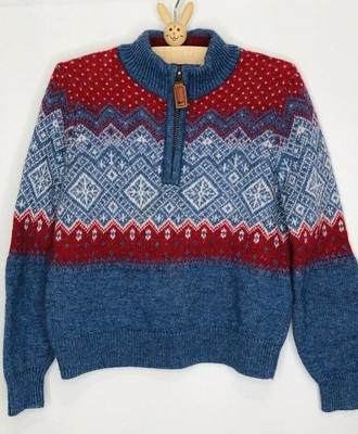 baby boy half zip sweater