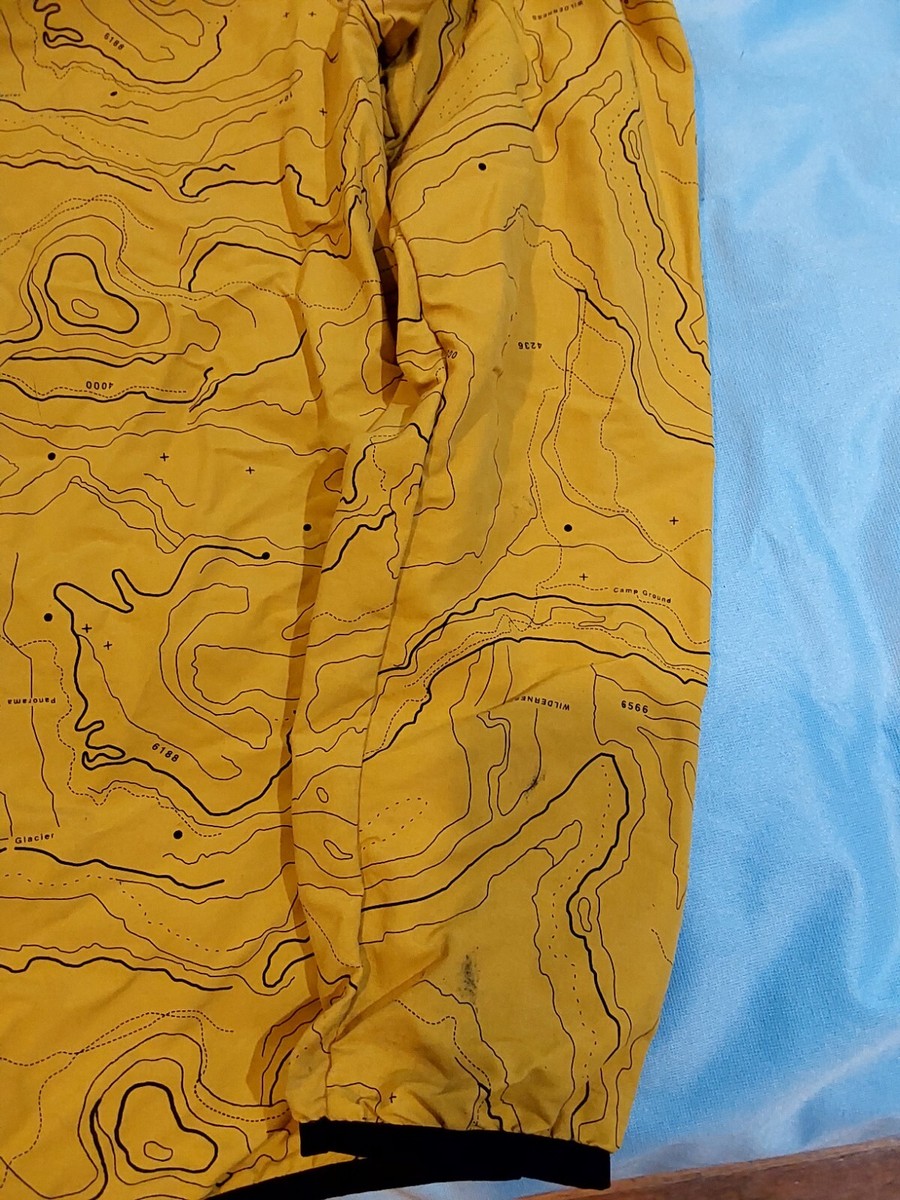 The North Face UO Exclusive Topography Fanorak Jacket Yellow The North Face UO Exclusive Topography Fanorak Jacket Yellow