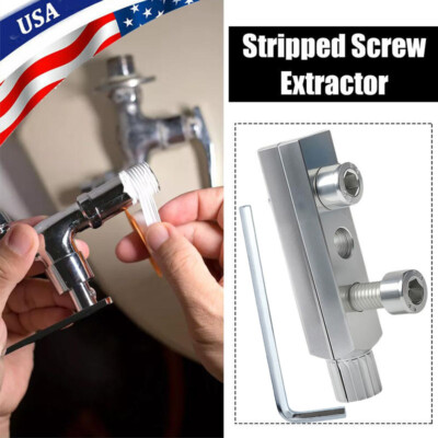 NEW Broken Screw Extractor Repair Removal Tool for Faucet Washing Basin Corner