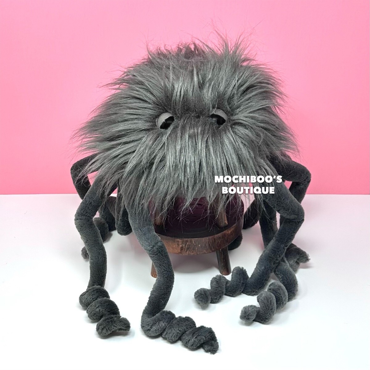 Jellycat SPOUT THE SPIDER Soft Plush Toy PREOWNED RARE HTF LOVEY