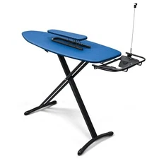 18"x48" Deluxe Ironing Board With Retractable Iron Restextra Wide Ironing Board 