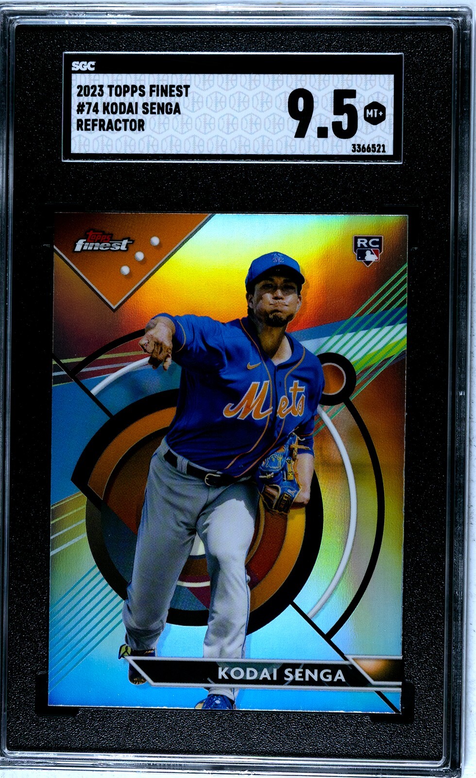 2023 Topps Finest #74 Kodai Senga REFRACTOR SGC 9.5 RC