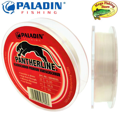 Pantherline Fluorocarbon Vorfach Schnur - 0,12mm bis 0,40mm - Fluoro Angelschnur
