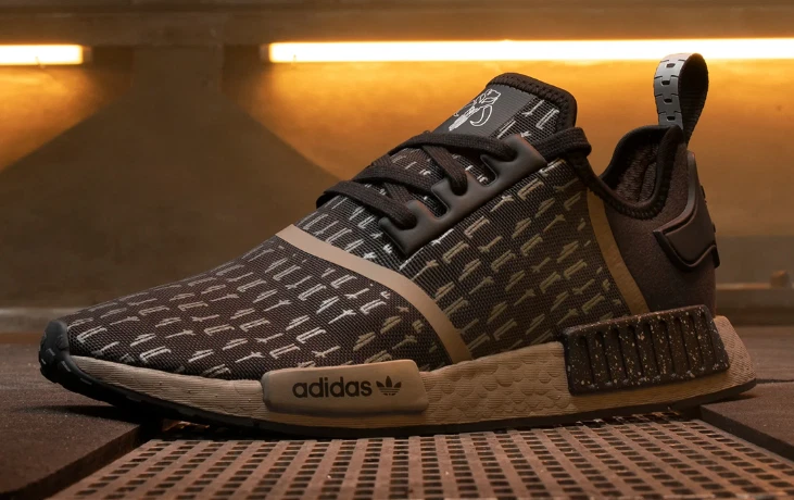 NIB NMD R1 THE MANDALORIAN SHOES Core Black Brown adidas GZ2737