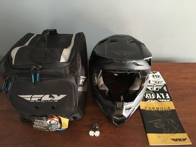 Fly Racing Formula  Helmet Carbon Composite XL Like New