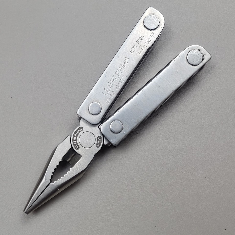 Vintage Leatherman Mini Tool Multi-Tool Pliers USA Made Pocket EDC Gear
