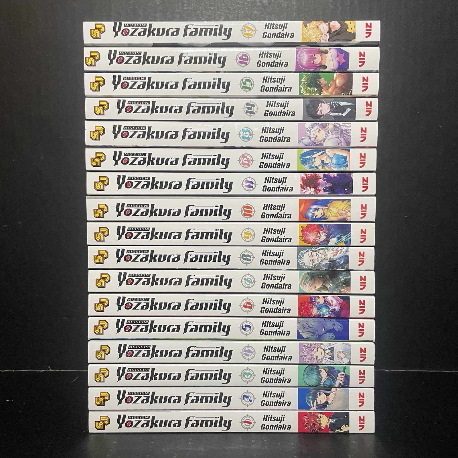 Mission: Yozakura Family Manga volúmenes 1-17 nuevo inglés auténtico Viz Media EE. UU.